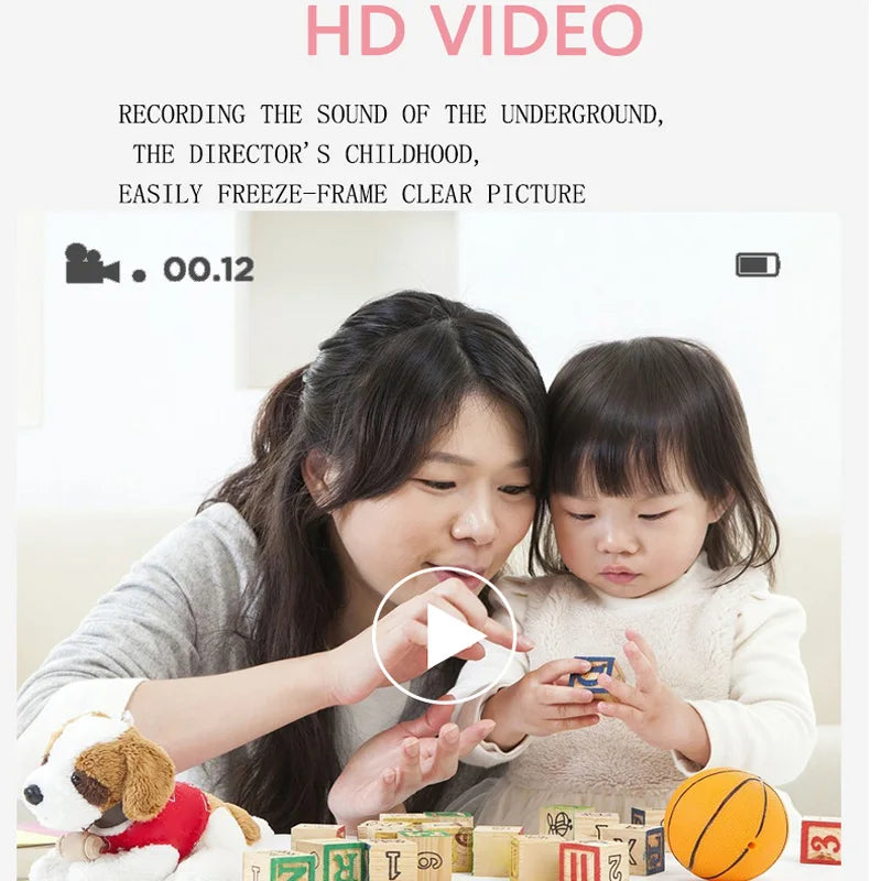 Câmera Digital Infantil com revelação Instantanea